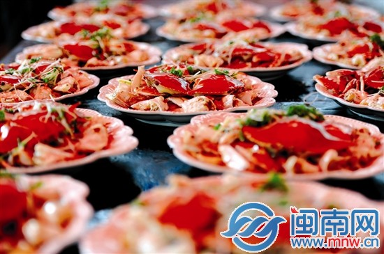 烹好的菜肴,很有大廚范