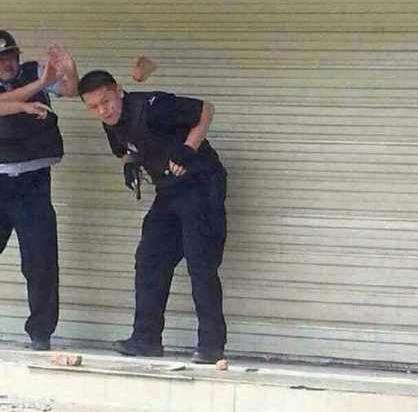 打砸事故現場。(圖片來自網絡)