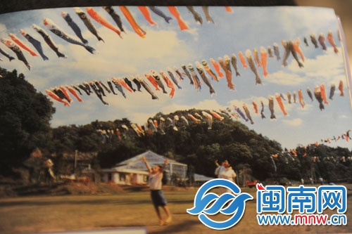 男孩節，藍天下飄舞的鯉魚風箏