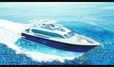 毅宏水神95呎超級(jí)游艇