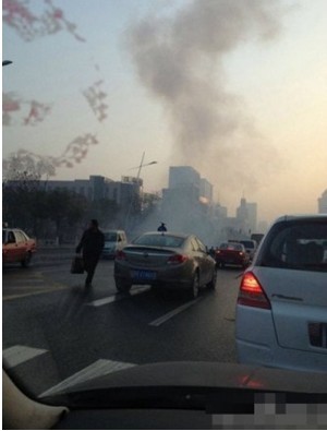 太原迎澤大街省委附近小型爆炸物爆炸