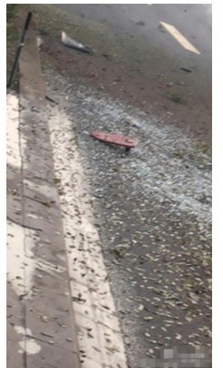 太原迎澤大街省委附近小型爆炸物爆炸2