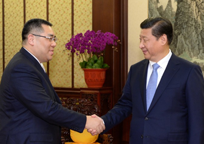 習近平會見崔世安