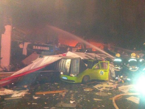 瀘州江陽區摩爾商場發生爆炸18