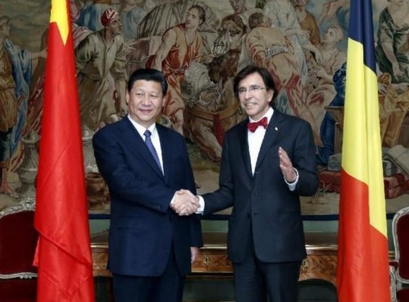 習近平同比利時首相迪呂波1