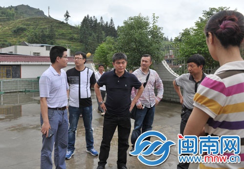 愛心企業家昨現場查看